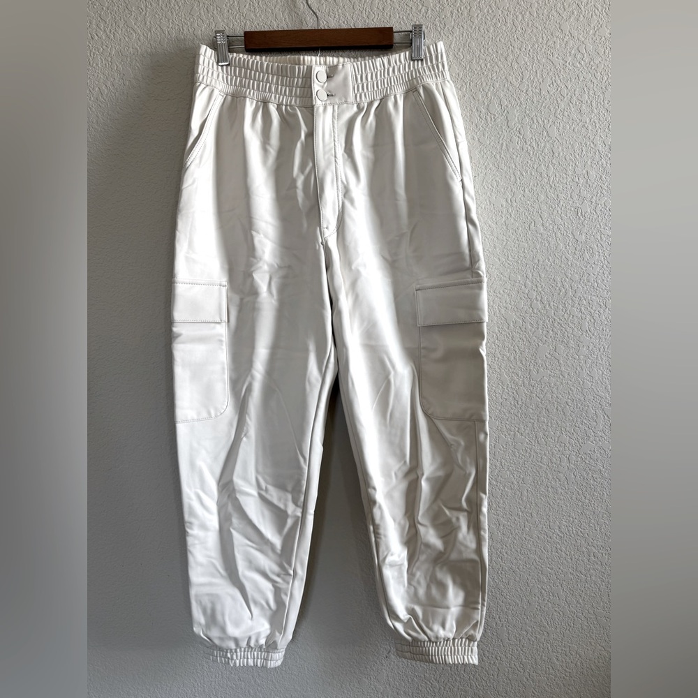Abercrombie & Fitch Faux Leather Joggers